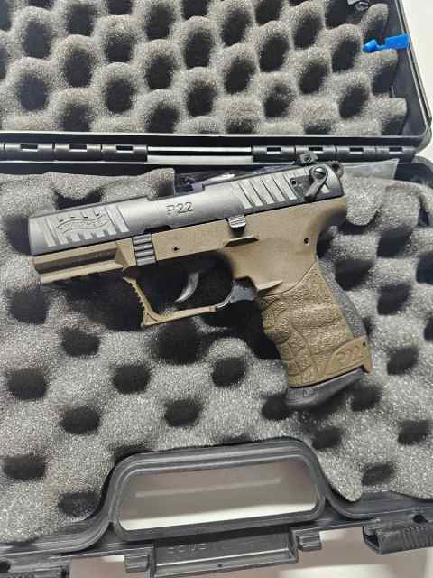 Walther Arms P22 - FDE 22LR