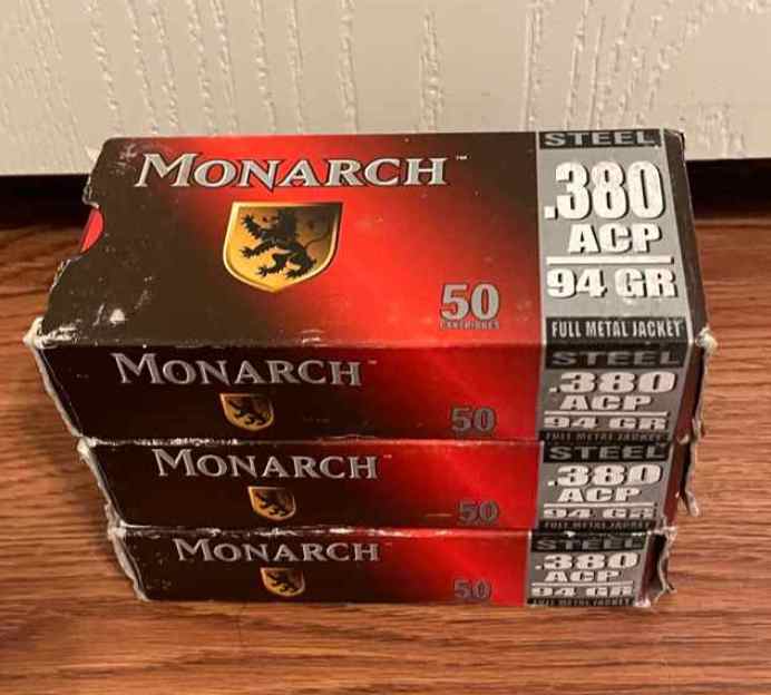 380 acp ammo 150 rds